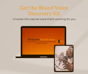 Find your brand voice