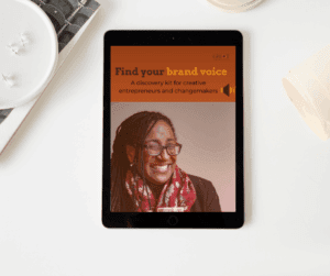Find your brand voice discovery kit